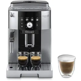 Delonghi ECAM250.23.SB Magnifica S Smart, Machine Expresso Broyeur Automatique 15 Bars, Capacité 1.8 L, Inox Grise, Pour Grains de Café