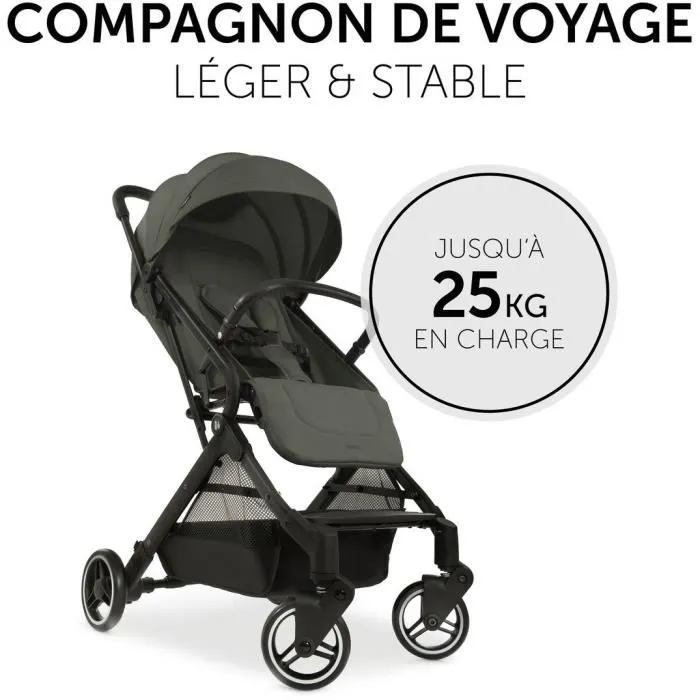 Hauck Poussette Compacte Travel N Care à Pliage d'une Main, Canopy UPF 50+, Siège Jusqu'à 22 kg - Olive Hauck Poussette Compacte Travel N Care à Pliage d'une Main, Canopy UPF 50+, Siège Jusqu'à 22 kg - Olive