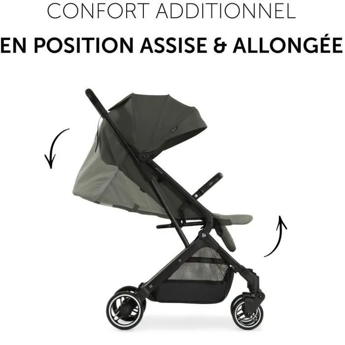 Hauck Poussette Compacte Travel N Care à Pliage d'une Main, Canopy UPF 50+, Siège Jusqu'à 22 kg - Olive Hauck Poussette Compacte Travel N Care à Pliage d'une Main, Canopy UPF 50+, Siège Jusqu'à 22 kg - Olive