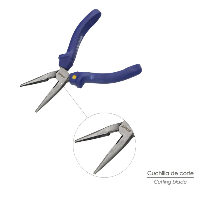 UTILEX Pince à bec droit 150 mm