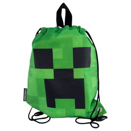 MANENTI Saco merienda Face Minecraft 30cm