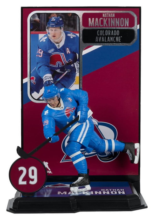 McFarlane Toys NHL SportsPicks Nathan MacKinnon (Quebec Nordiques Retro) 18 cm