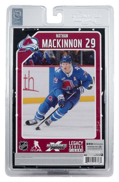 McFarlane Toys NHL SportsPicks Nathan MacKinnon (Quebec Nordiques Retro) 18 cm