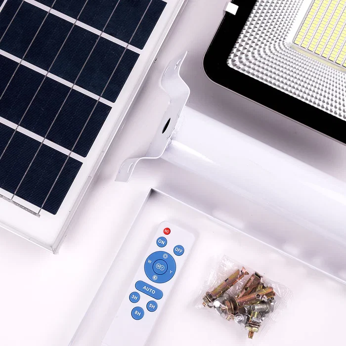 Farola LED Solaire avec Télécommande - Dimmable - Panneau 6V 200W, Batterie 3.2V 20000mAh - Éclairage Extérieur Étanche IP65 Farola LED Solaire avec Télécommande - Dimmable - Panneau 6V 200W, Batterie 3.2V 20000mAh - Éclairage Extérieur Étanche IP65