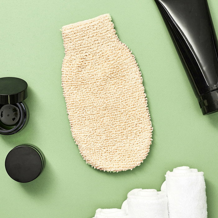 Cosmetic Club Manopla exfoliante de jute Cosmetic Club Manopla exfoliante de jute