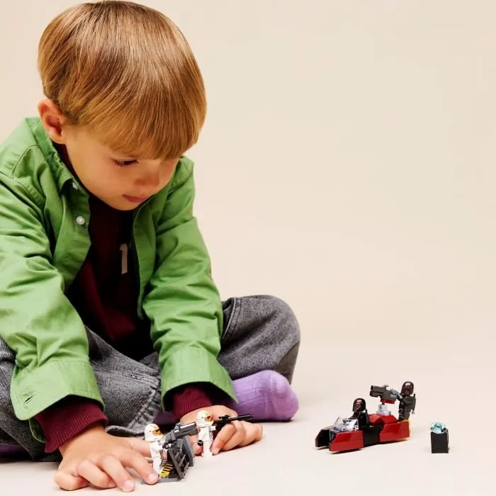 LEGO Pack de Combat Le Siège de Mandalore 75449 - Jeu de Construction Star Wars avec 4 Minifigurines et Speeder LEGO Pack de Combat Le Siège de Mandalore 75449 - Jeu de Construction Star Wars avec 4 Minifigurines et Speeder