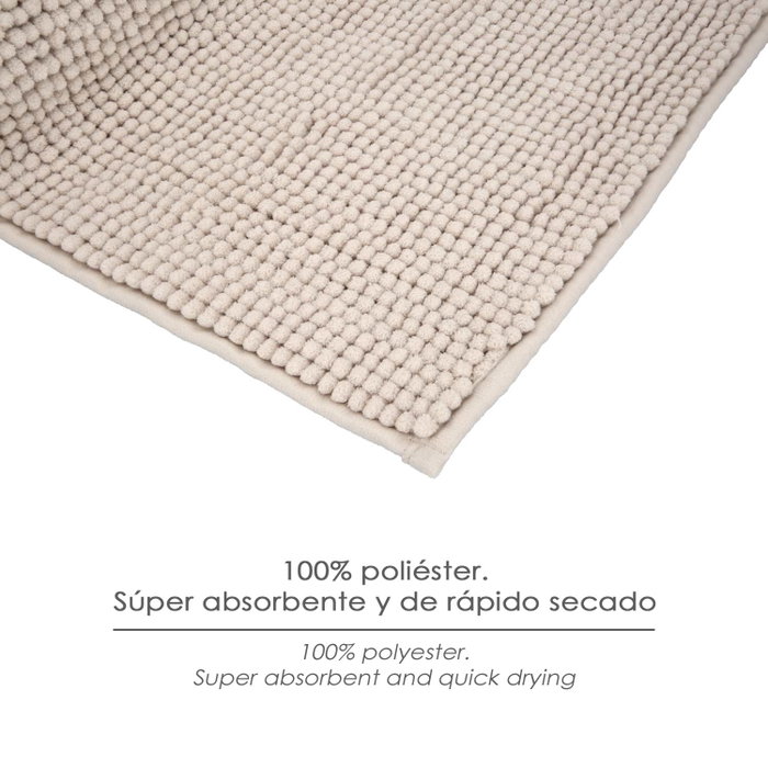ORYX Tapis de bain en chenille marron 50x80 cm ORYX Tapis de bain en chenille marron 50x80 cm
