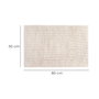 ORYX Tapis de bain en chenille marron 50x80 cm