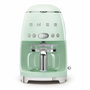 Smeg Cafetière goutte à goutte Rétro Vert 10 Tasses