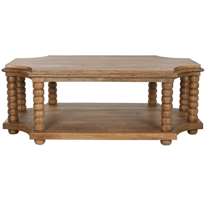Home ESPRIT Table Basse en Bois de manguier 131 x 80 x 48 cm