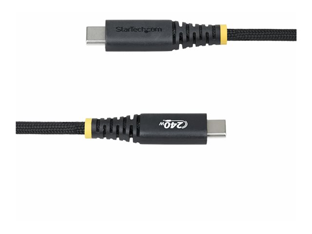 Startechcom Cable USB-C vers USB-C 3m 240W avec revêtement silicone charge rapide