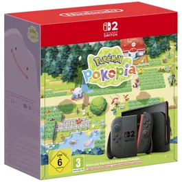 Nintendo Switch 2 Bleu Clair & Rouge Clair + Pokémon Poképia (Code)