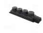 PAWBOL Socle d'alimentation AC Schuko 2P+PE noir