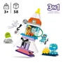 Lego 10422 DUPLO Aventura en el Transbordador Espacial 3 en 1 Juguete de Construcción de Cohetes Juego Educativo