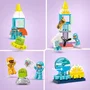 Lego 10422 DUPLO Aventura en el Transbordador Espacial 3 en 1 Juguete de Construcción de Cohetes Juego Educativo