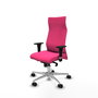 Piqueras Y Crespo Sillón Albacete Rose avec mécanisme Sincro et base aluminium
