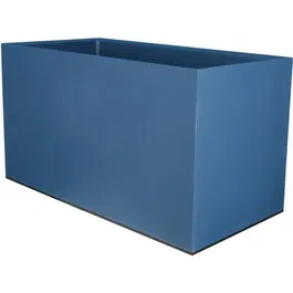 Riviera Jardinière rectangulaire RIVIERA GRANIT en plastique, 79 x 39.5 x 44.5 cm, bleu - Pour extérieur