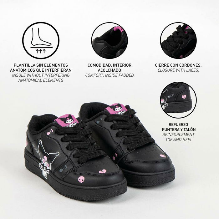 Chaussures de Sport pour Enfants Hello Kitty Noir