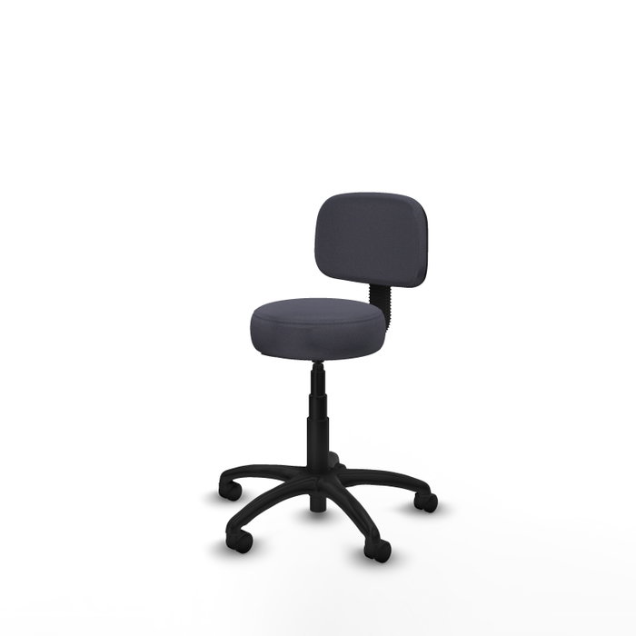 PIQUERAS Y CRESPO Chaise de bureau Llanos gris foncé sans accoudoirs