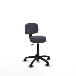 PIQUERAS Y CRESPO Chaise de bureau Llanos gris foncé sans accoudoirs