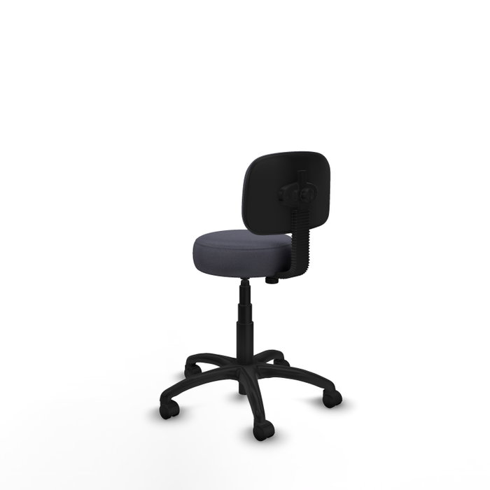 PIQUERAS Y CRESPO Chaise de bureau Llanos gris foncé sans accoudoirs