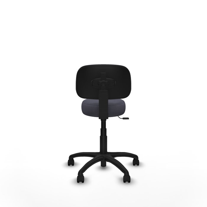 PIQUERAS Y CRESPO Chaise de bureau Llanos gris foncé sans accoudoirs