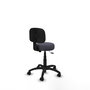 PIQUERAS Y CRESPO Chaise de bureau Llanos gris foncé sans accoudoirs