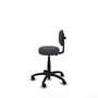 PIQUERAS Y CRESPO Chaise de bureau Llanos gris foncé sans accoudoirs