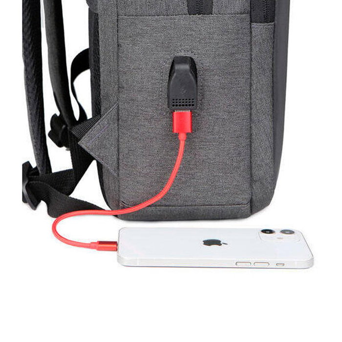 L-LINK Sac à dos pour ordinateur portable 15,6 pouces noir