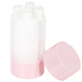 Cosmetic Club Frasco Transportar 4 en 1, 4 x 60 ml