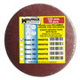 WOLFPACK LINEA PROFESIONAL Disques de ponçage à velcro 125 mm Grain 40 (Pack de 10)