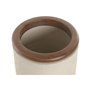 Vase Home ESPRIT Marron Beige Terre cuite Bois de manguier 16 x 16 x 40 cm
