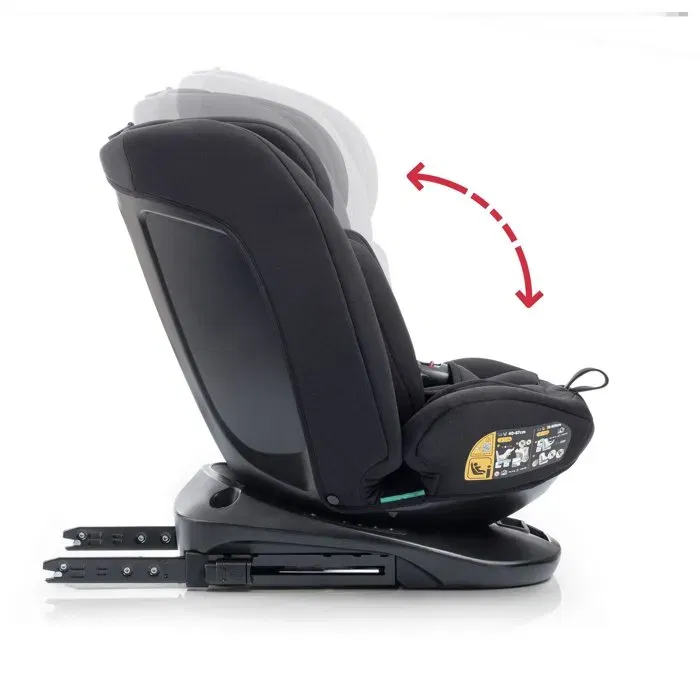 Babyauto Garaia Vivitta Siège auto pivotant et inclinable Groupe 0/1/2/3 (40-150 cm) avec Isofix et Top Tether - Noir