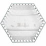 Roba Parc bébé évolutif hexagonal Sternenzauber - Gris taupe - Motif Éléphants