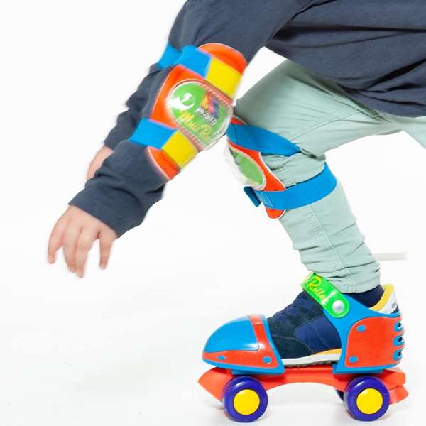 Molto - Patin à roulettes premier âge Bleu - Taille 25/32 - Pour enfant à partir de 3 ans - 4 roues en plastique