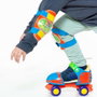 Molto - Patin à roulettes premier âge Bleu - Taille 25/32 - Pour enfant à partir de 3 ans - 4 roues en plastique