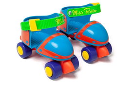 Molto - Patin à roulettes premier âge Bleu - Taille 25/32 - Pour enfant à partir de 3 ans - 4 roues en plastique