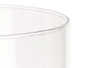 GIFTDECOR Vase Sphérique Haut et Étroit en Verre Transparent