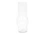 GIFTDECOR Vase Sphérique Haut et Étroit en Verre Transparent