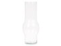 GIFTDECOR Vase Sphérique Haut et Étroit en Verre Transparent