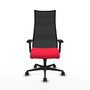 Piqueras y Crespo Chaise de Bureau Albacete Rouge et Noir
