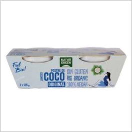 NATURGREEN Postre de Coco 2x125g