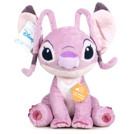 PLAY BY PLAY Peluche Disney Stitch Ange Douce et Câline 40 cm - Personnage de Lilo et Stitch