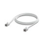 Ubiquiti Câble réseau Ethernet patch Catégorie 6A (Cat6A) blindé extérieur 2 m blanc - 10 Gb/s, PoE++
