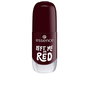 Essence Vernis à Ongles Gel N°12 Left Me on Red - Gel Longue Durée Sans Lampe UV, 8 ml