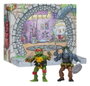 Playmates Les Tortues Ninja: Remastered figurines Raphael vs. Rocksteady