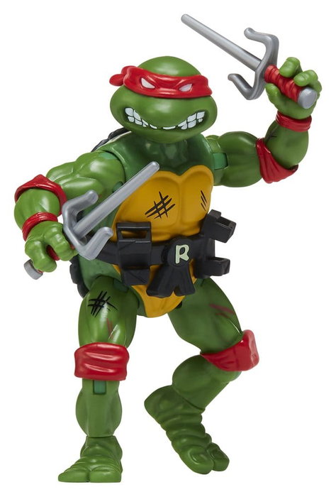 Playmates Les Tortues Ninja: Remastered figurines Raphael vs. Rocksteady
