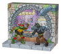 Playmates Les Tortues Ninja: Remastered figurines Raphael vs. Rocksteady