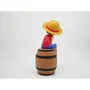 Teknofun Réveil figurine Luffy sur tonneau One Piece