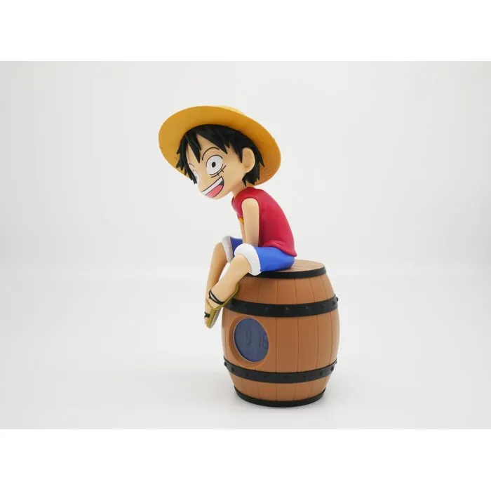 Teknofun Réveil figurine Luffy sur tonneau One Piece Teknofun Réveil figurine Luffy sur tonneau One Piece